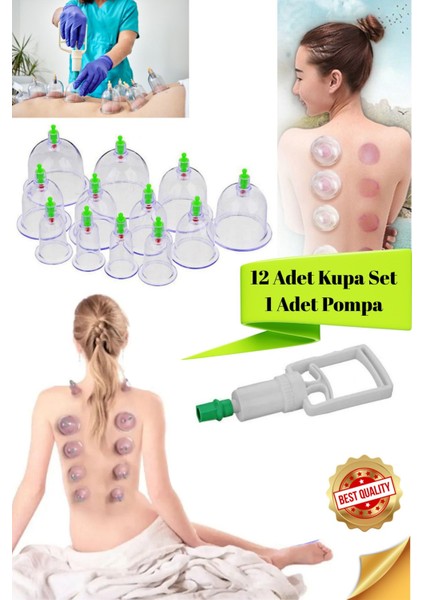 13 Parça Vakumlu Hacamat Kupa Seti