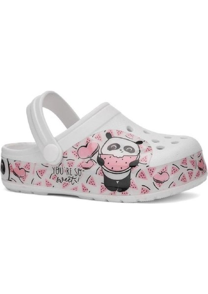 Minnie Mouse Baskılı Kız Çocuk Kaymaz Taban Terlik Havuz Plaj Sandaleti