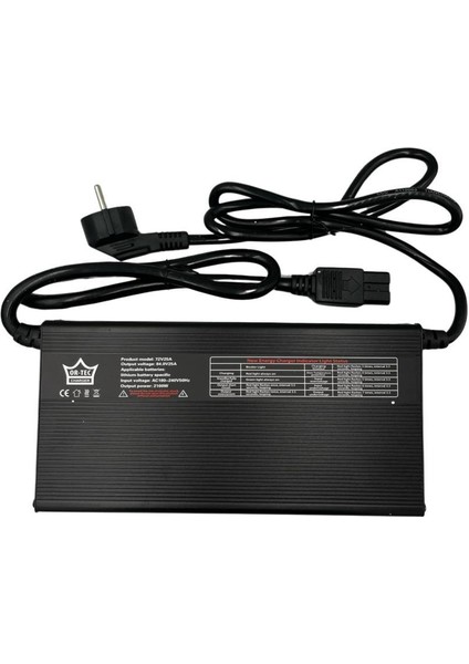 Ortec 72V 25A Li-Ion ve Lifepo4 Akıllı Lityum Akü Şarj Cihazı