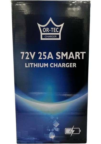 Ortec 72V 25A Li-Ion ve Lifepo4 Akıllı Lityum Akü Şarj Cihazı modelleri