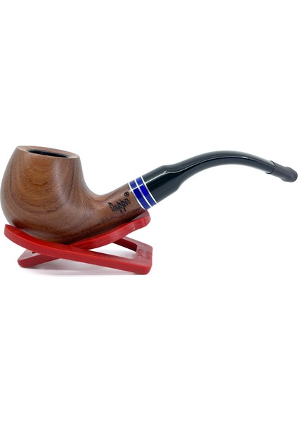 Bent Apple 9 mm Filtreli El Yapımı Pipo - 2421