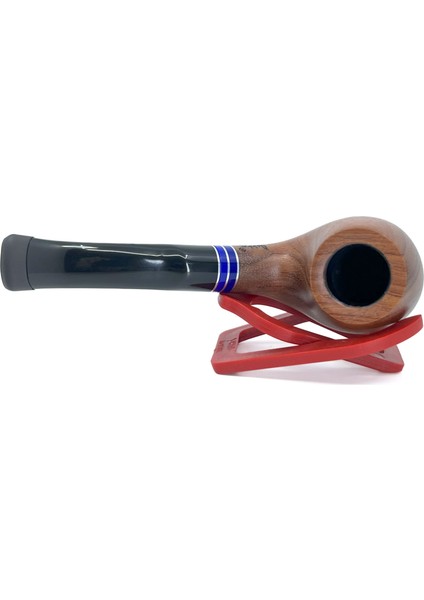 Bent Apple 9 mm Filtreli El Yapımı Pipo - 2421