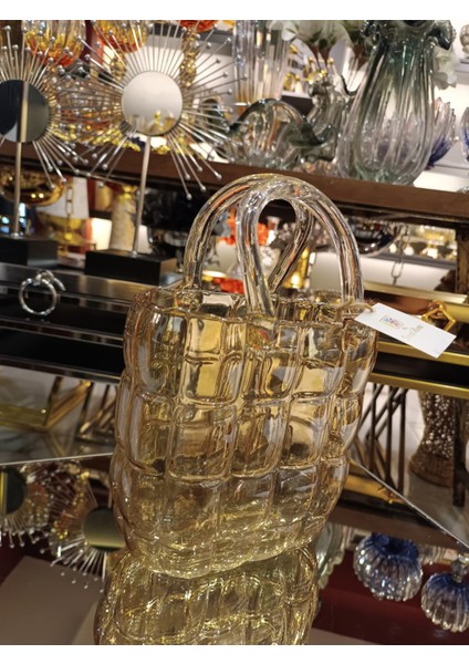 Çantalı Bal Cam Vazo Büyük fiyatları