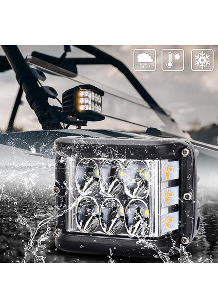 Offroad Sis Lambası 12 LED 36W Çift / LASS319 modelleri