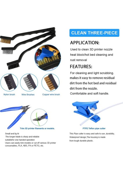 35 Parça 3D Yazıcı Araç Seti Çapak Alma Aracı Temizleme ve Çıkarma Aracı (Yurt Dışından) modelleri