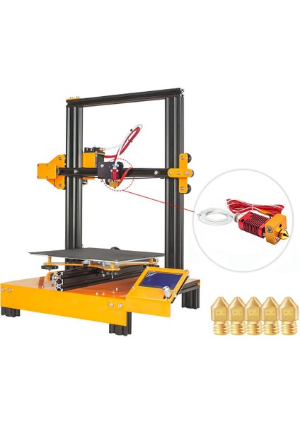 Creality Ender 3 Için Montajlı Hotend Kiti, 0,4 mm Nozul, 24 V 40 W (Yurt Dışından) indirimleri