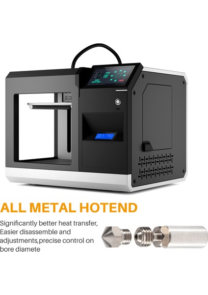 Wanhao, Flashforge, Powerspec Için 0.4mm MK10 Metal Hotend Kit Nozulu (Yurt Dışından) indirimleri
