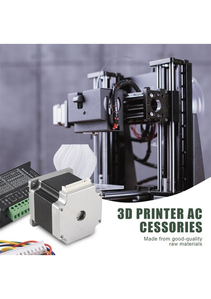 Nema 23 23HS5628 Step Motor 57 Motor 2.8A Sürücülü (6.35MM) (Yurt Dışından) fırsatları