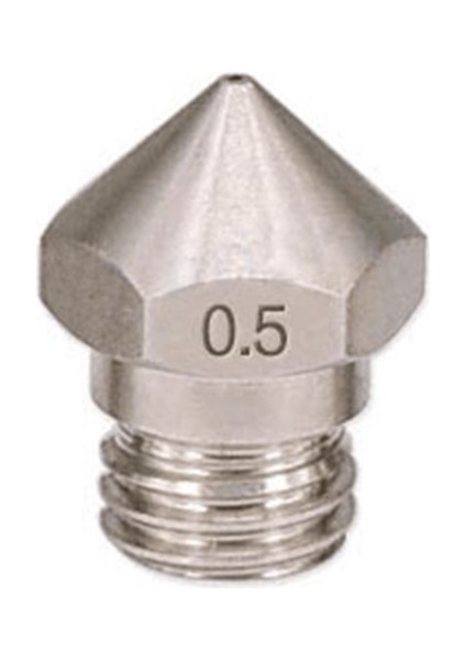 Adet M7 Paslanmaz Çelik MK10 Nozul 0,5 mm 1,75 mm 3D Yazıcı Parçaları Için (Yurt Dışından)