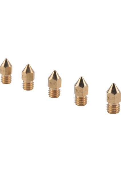 Zortrax M200 V2 0.4mm H59 Pirinç Nozul Için 5 Parça (Yurt Dışından) fiyatları