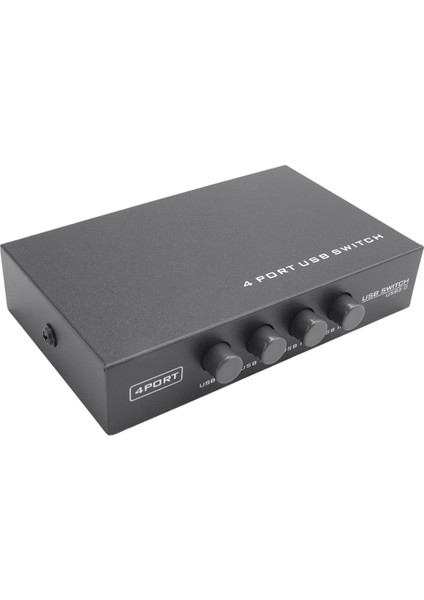 Mini 4 Port USB Yazıcı Tarayıcı Paylaşım Ayırıcı Kutu Hub (Yurt Dışından)