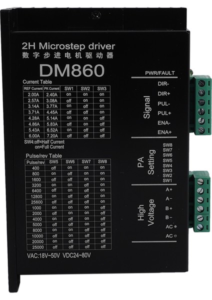 57 86 Step Motor NEMA23 NEMA34 Için Step Motor Sürücüsü Kontrol Cihazı (Yurt Dışından) fiyatları