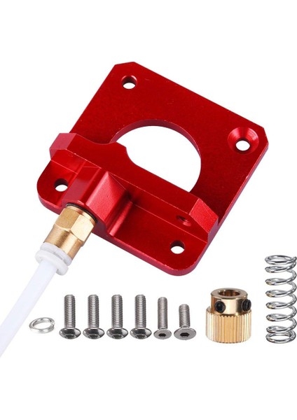 Yükseltilmiş Mk8 Ekstruder Alüminyum Sürücü (Bonus: 1 Metre Ptfe Ptfe Tüp) (Yurt Dışından)