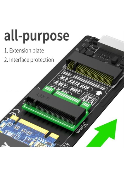 M.2 SSD Pcıe Nvme Arayüz Uzantısı Koruma Kartı, M Anahtarı (Yurt Dışından) modelleri