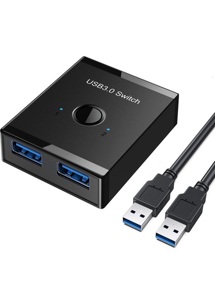 USB Anahtarı Kvm USB Hub 3.0 Anahtar Seçici Kvm Anahtarı (Yurt Dışından)