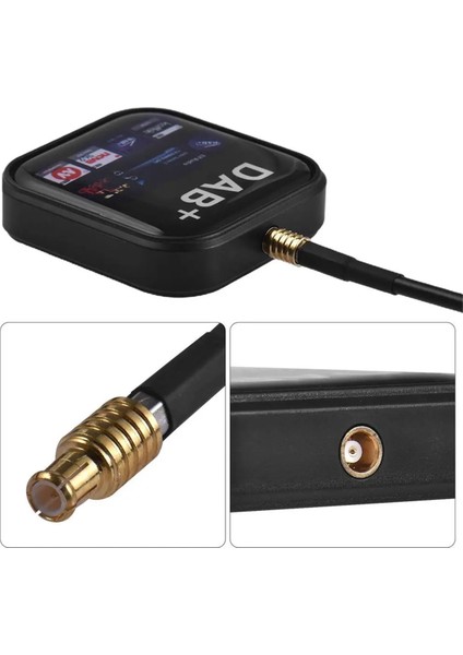 Dab + USB Araba Radyo Tuner Pencere Anteni Navigasyon App Kontrol Kiti (Yurt Dışından)