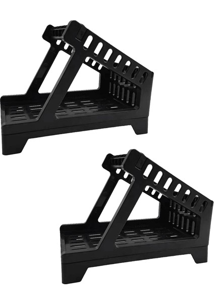 Adet Evrensel Rulolar Fanfold Standı Termal Etiket Tutucu - Siyah (Yurt Dışından)