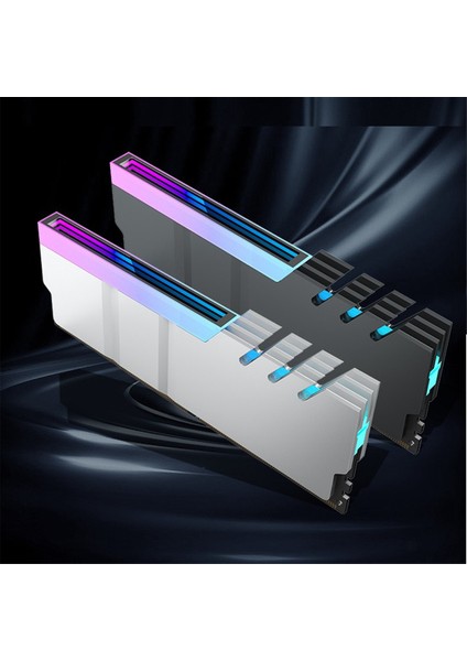 Bilgisayar Ddr4 Ddr5 5V Argb Senkron Bellek Radyatör Pc Armor Gümüş Beyaz (Yurt Dışından)