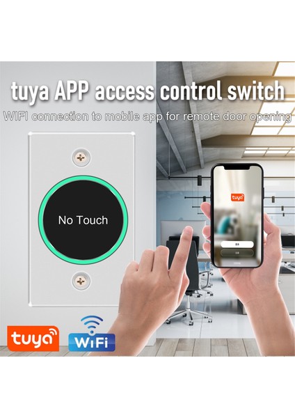 Tuya Wifi Akıllı Anahtar Kapı Çıkışı Itmeli Erişim Kontrolü Uzaktan Kumanda B (Yurt Dışından) modelleri