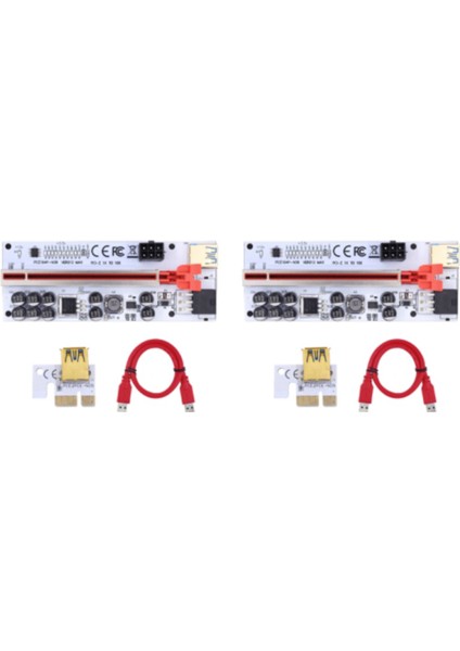 Ver 012 Max Express 1x 16X Genişletici Gpu Yükseltici Kart LED Çalışma Göstergesi (Yurt Dışından)