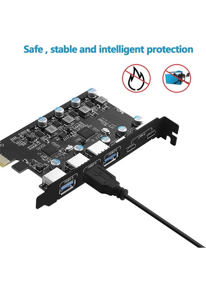 USB 3.0 Pcı Express Genişletme Kartı Masaüstü Pc Pcıe Adaptör Kartı (Yurt Dışından) modelleri