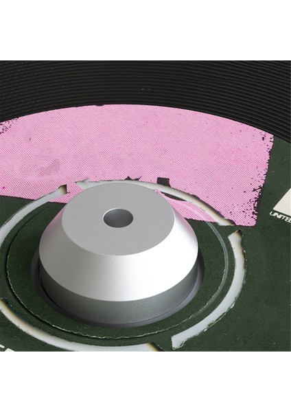 Ses Lp Vinil Pikaplar Disk Sabitleyici Plak Çalar Hifi Siyah (Yurt Dışından)