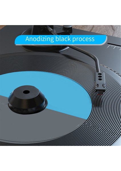 Ses Lp Vinil Pikaplar Disk Sabitleyici Plak Çalar Hifi Siyah (Yurt Dışından)