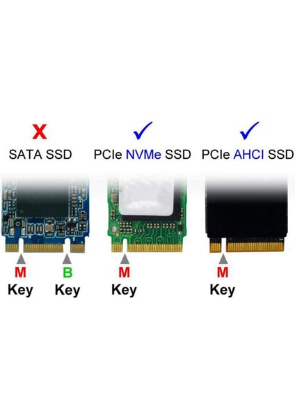 2014 2015 Mac'ten M.2 Ngff M-Key Ahcı Ssd'ye Dönüştürme Kartı A1465 A1466 (Yurt Dışından)
