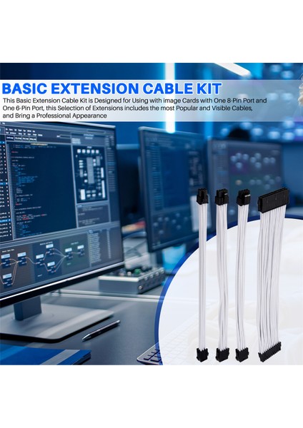 Adet Atx 24PIN/EPS 4+4pin/pci-E 8pin/pci-E 6pin Güç Uzatma Kablosu (Yurt Dışından) fırsatları