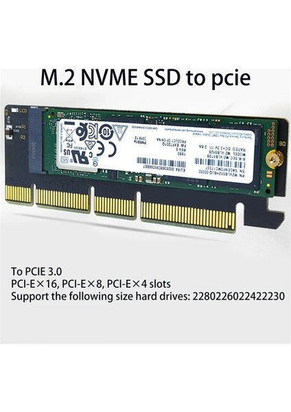 M.2 Nvme Ssd'den Pcı-E 3.0 X16/X8/X4 Masaüstü SSD Adaptör Kartı (Yurt Dışından) fırsatları