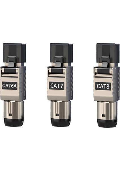 Adet RJ45 Cat8 Ethernet Kablo Konnektörleri RJ45 Metal Alet 22AWG-24AWG (Yurt Dışından) modelleri