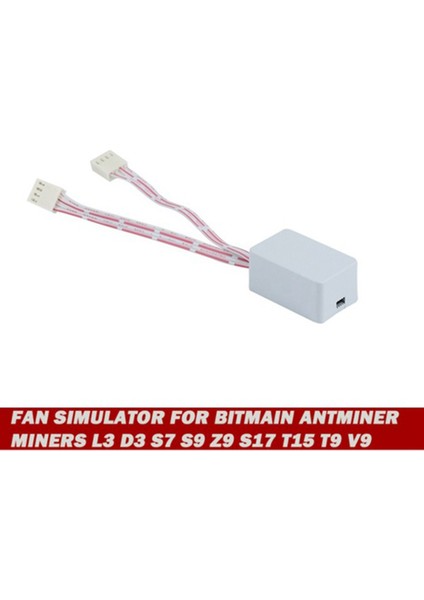 Bitmain L3 D3 S7 S9 Z9 S17 T15 T9 V9 Için 2 Adet Madenci Fan Simülatörü (Yurt Dışından) fiyatları
