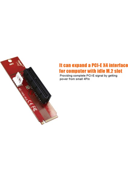 Ngff M.2 Anahtar M2 - Pcıe 4x 1x Yuvası Pcıe Adaptörü Btc Kırmızı, 2 Adet (Yurt Dışından) fırsatları