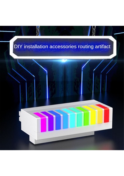 Atx 24PIN 90 Derece Güç Adaptörü 5V 3 Pin Pc Güç Kaynağı Siyah (Yurt Dışından)
