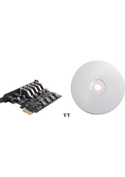 Pcı-E - USB 3.0 7 Portlu Genişletme Kartı, Masaüstü Bilgisayarlar Için Dönüştürücü (Yurt Dışından)