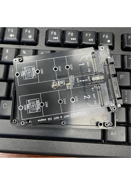 Çift M.2 - Sata3.0 Adaptörü M.2 Sata Protokolü SSD Adaptörü 2 Port (Yurt Dışından)