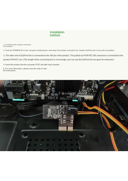 App Kontrol Bilgisayar Güç Sıfırlama Anahtarı Pcıe Kart Uzaktan Kumanda (Yurt Dışından) modelleri