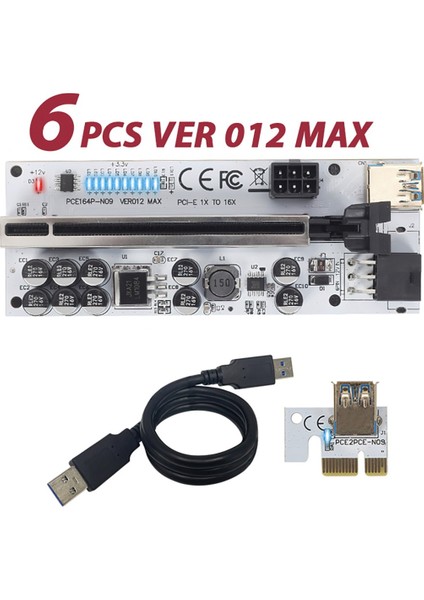 6 Adet VER012MAX USB 3.0 Pcı-E Yükseltici Max Express Kablo Yükseltici (Yurt Dışından) fırsatları