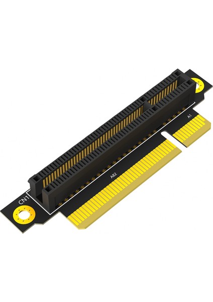 Pcı-E 8x 3.0 90 Derece Ters Erkekten Dişi Yükseltici Kart (Yurt Dışından)