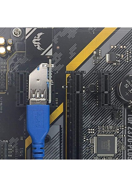 Pcı-E Riser Pcı-Express X1 Ila X4 30CM Usb3.0 Uzatma Kablosu (Yurt Dışından)