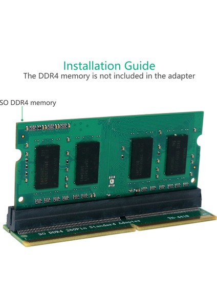 So-Dımm 260PIN (1.2V) Ddr4 Pozitif Bellek Testi Koruma Adaptörü (Yurt Dışından)
