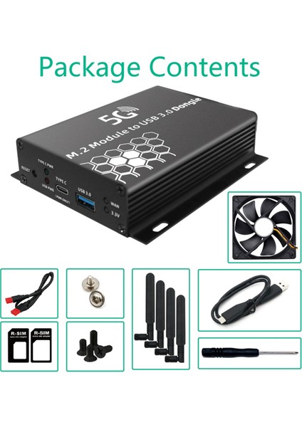 M.2 Ngff 4g/5g Modülü USB 3.0 Adaptörü M2 Wifi Kartı (Yurt Dışından)