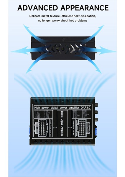 Araba Dsp Amplifikatör Dc 12V Hi-Fi Ses Stereo (Yurt Dışından)