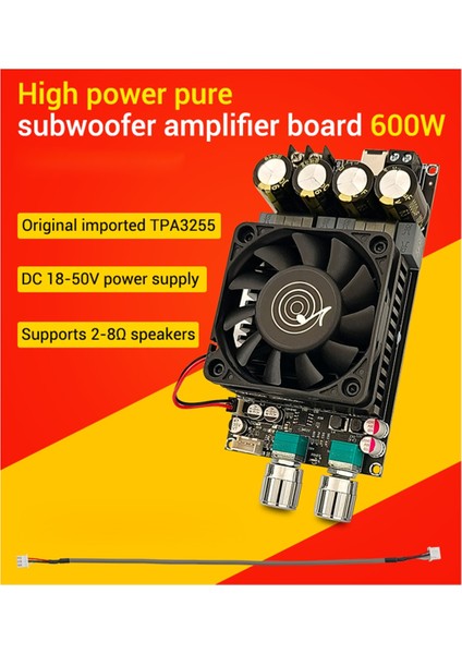 ZK-6001 TPA3255 Dijital Amplifikatör Kartı Yüksek Güçlü Stereo A (Yurt Dışından)