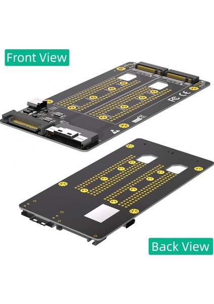 Çift 2x M.2 Nvme Ssd'den SFF-8654 8x Adaptörü (Yurt Dışından)