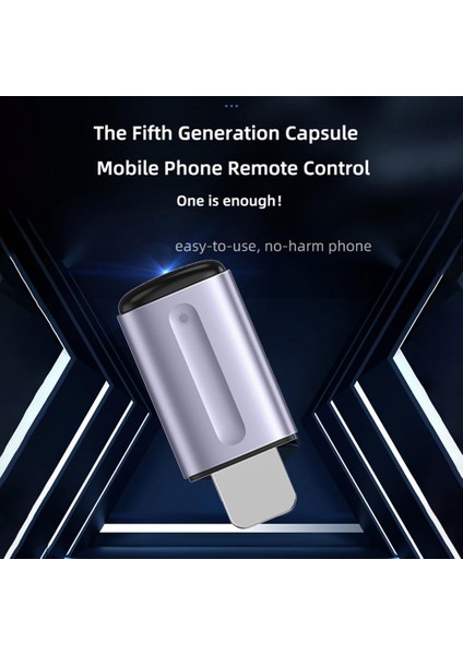 Ir Mini Adaptör Akıllı Uygulama Kontrolü iPhone 14/13/12 ve Altı Mor (Yurt Dışından)