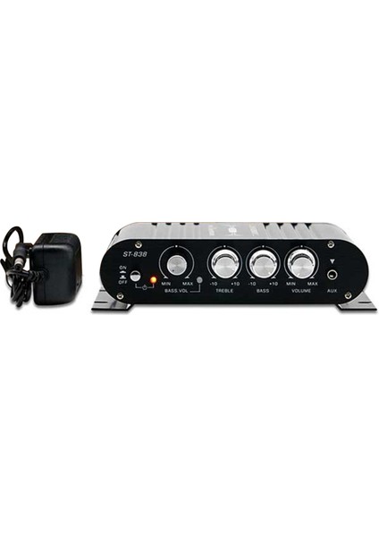 ST-838 Ses Amplifikatörü Mini Amplifikatör Hifi Ses Amplifikatörü Ab Fişi (Yurt Dışından)