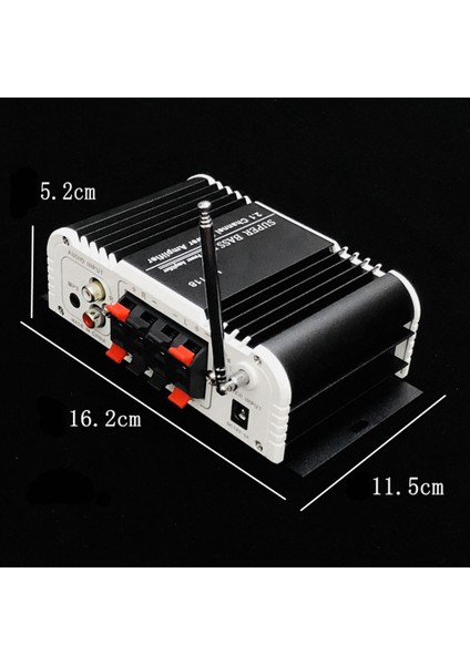 HY-118 Bluetooth 2.1+1 4 Kanal Tf/usb/fm Ses Güç Amplifikatörü (Yurt Dışından) fırsatları