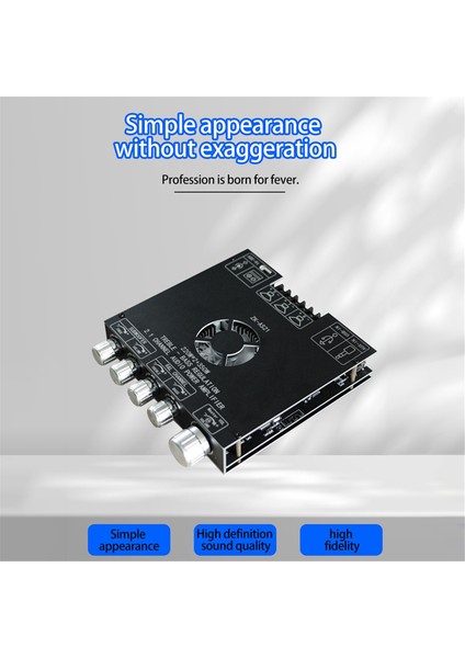 TPA3255 Bluetooth Dijital Amplifikatör Kartı ZK-AS21 2.1 Kanal (Yurt Dışından)