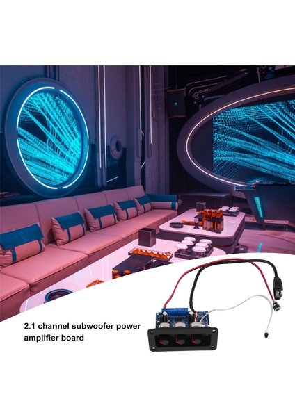 2X25W+50W 2.1 Kanal Bluetooth 5.0 Subwoofer Amplifikatör Kartı Kiti (Yurt Dışından)